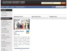 Tablet Screenshot of gulfshoremanagement.com